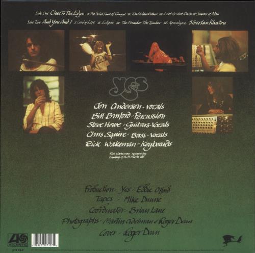 Yes Close To The Edge vinyl LP album (LP record) UK YESLPCL768279