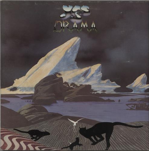 Yes Drama + Tour Programme vinyl LP album (LP record) UK YESLPDR657003