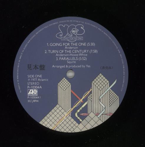 Yes Going For The One - Promo + Obi vinyl LP album (LP record) Japanese YESLPGO133298