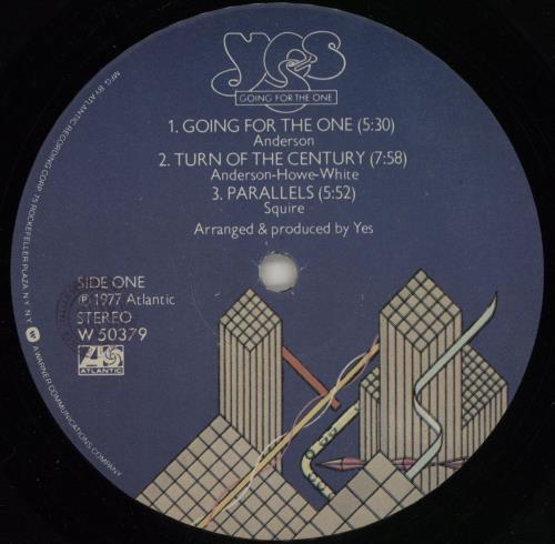 Yes Going For The One vinyl LP album (LP record) Italian YESLPGO757913