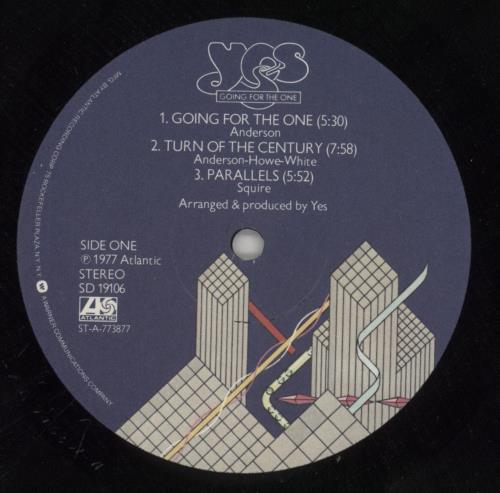 Yes Going For The One vinyl LP album (LP record) US YESLPGO773028