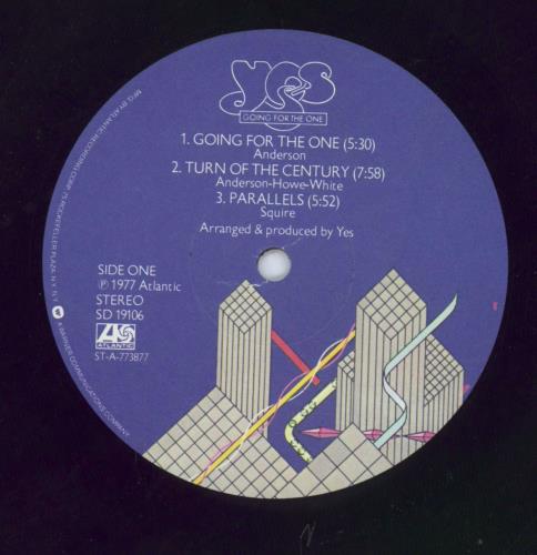 Yes Going For The One vinyl LP album (LP record) US YESLPGO818343