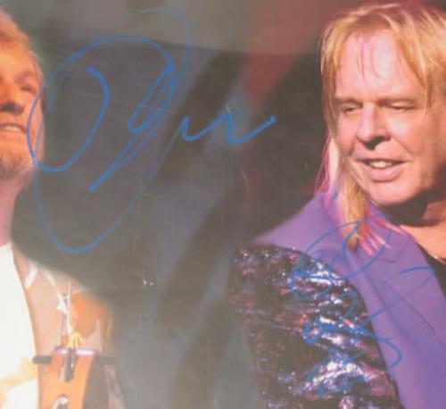 Yes Live In Concert - Autographed poster UK YESPOLI385840