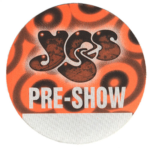 Yes Open Your Eyes Tour Passes tour pass US YESTPOP428513