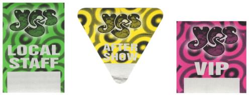 Yes Open Your Eyes Tour Passes tour pass US YESTPOP428513