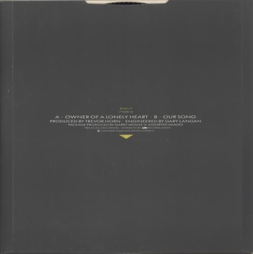 Yes Owner Of A Lonely Heart 12" vinyl single (12 inch record / Maxi-single) UK YES12OW44880