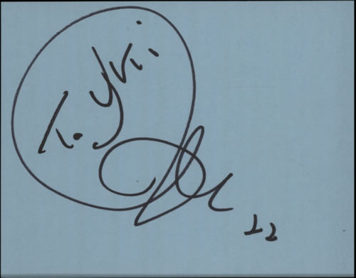 Yes Pages From Autograph Books memorabilia UK YESMMPA603437