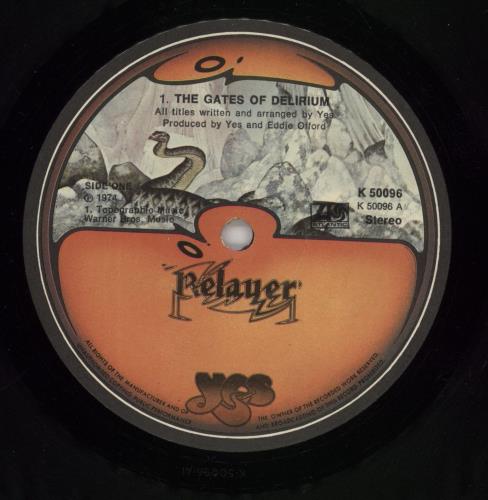 Yes Relayer - 1st - Porky/Pecko + Price Sticker vinyl LP album (LP record) UK YESLPRE567579