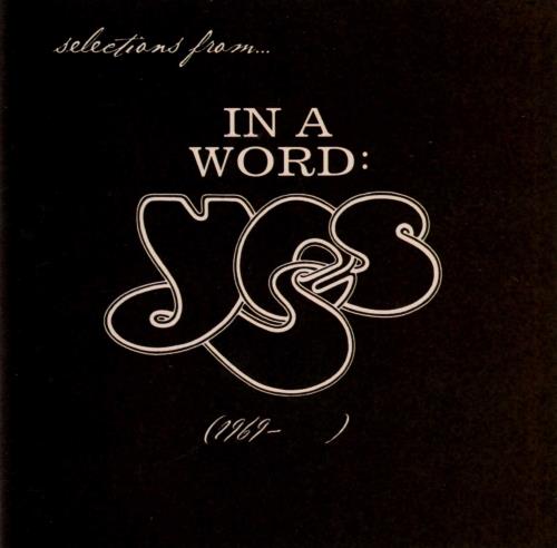 Yes Selections from... In A Word: Yes (1969- ) US Promo CD album 