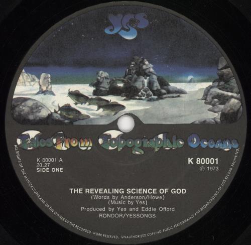 Yes Tales From Topographic Oceans - 1st - VG 2-LP vinyl record set (Double LP Album) UK YES2LTA719714