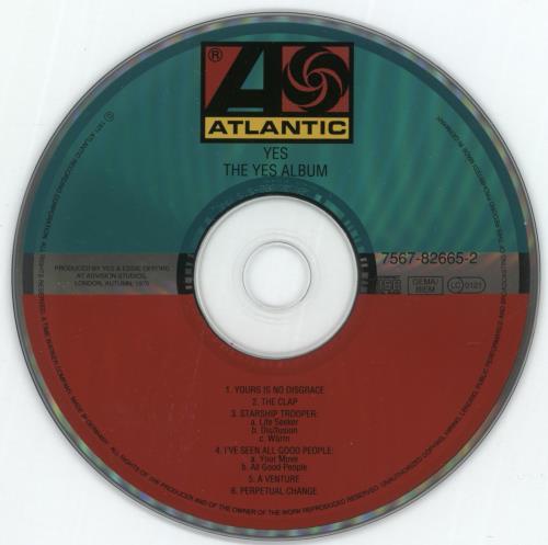 Yes The Yes Album CD album (CDLP) German YESCDTH594209
