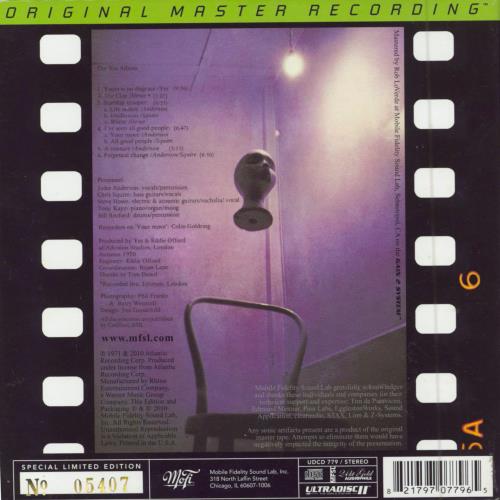 Yes The Yes Album CD album (CDLP) US YESCDTH787732