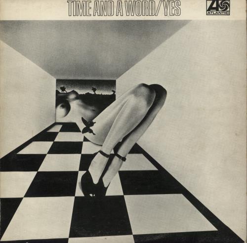 Yes Time And A Word - 1st + Insert - VG vinyl LP album (LP record) UK YESLPTI703950