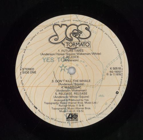 Yes Tormato - EX vinyl LP album (LP record) UK YESLPTO297455