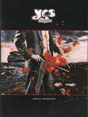 Yes Tourmato + Ticket Stub tour programme UK YESTRTO648691