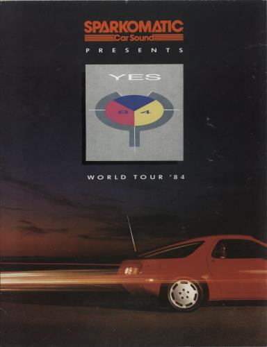 Yes World Tour 1984 + Insert tour programme UK YESTRWO167963