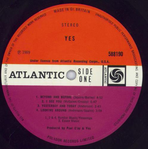 Yes Yes - 1st - Complete - EX vinyl LP album (LP record) UK YESLPYE695543