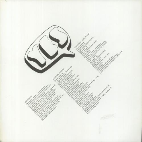 Yes Yes - 1st - Complete - EX vinyl LP album (LP record) UK YESLPYE695543