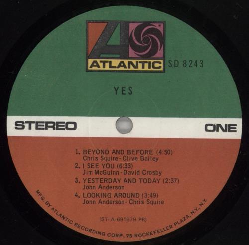 Yes Yes - VG vinyl LP album (LP record) US YESLPYE870475