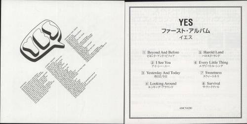 Yes Yes CD album (CDLP) Japanese YESCDYE189733