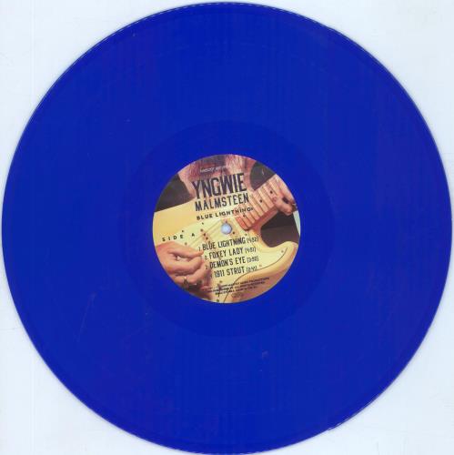 Yngwie Malmsteen Blue Lightning 2-LP vinyl record set (Double LP Album) US YNG2LBL810017