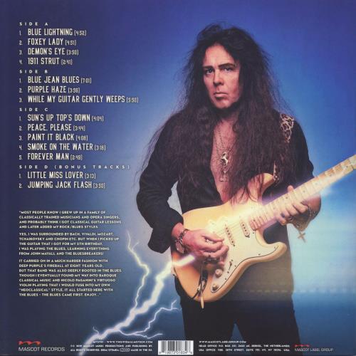 Yngwie Malmsteen Blue Lightning 2-LP vinyl record set (Double LP Album) US YNG2LBL810017