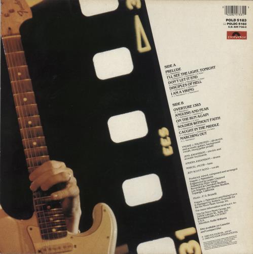 Yngwie Malmsteen Marching Out - EX vinyl LP album (LP record) UK YNGLPMA885636