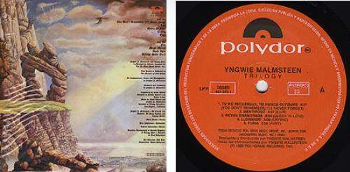Yngwie Malmsteen Trilogy vinyl LP album (LP record) Mexican YNGLPTR259068