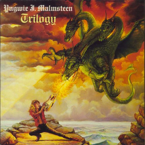 Yngwie Malmsteen Trilogy vinyl LP album (LP record) UK YNGLPTR77806