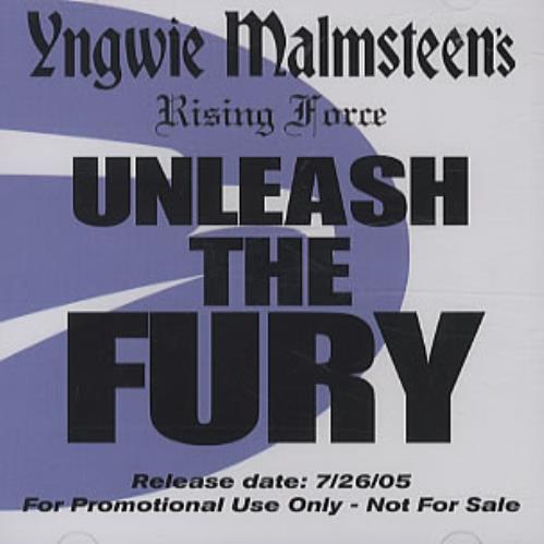 Yngwie Malmsteen Unleash The Fury CD album (CDLP) US YNGCDUN334143