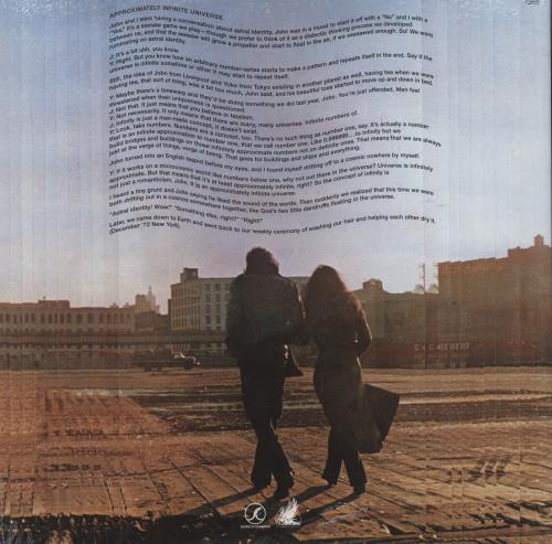 Yoko Ono Approximately Infinite Universe 2-LP vinyl record set (Double LP Album) US ONO2LAP858764