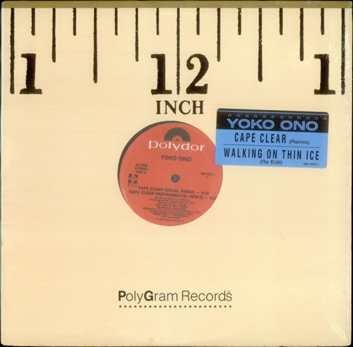 Yoko Ono Cape Clear 12" vinyl single (12 inch record / Maxi-single) US ONO12CA179078