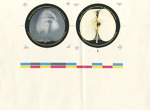 Yoko Ono Printer's Proof for 'Fly' Labels artwork UK ONOARPR341999