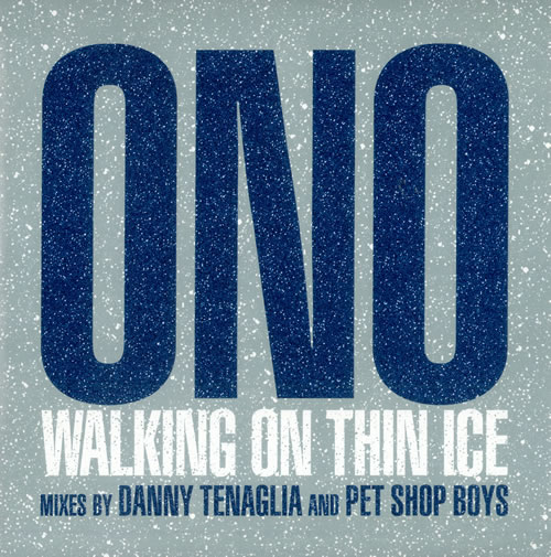 Yoko Ono Walking On Thin Ice 12" vinyl single (12 inch record / Maxi-single) UK ONO12WA247338