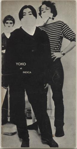 Yoko Ono Yoko At Indica Brochure memorabilia UK ONOMMYO698805