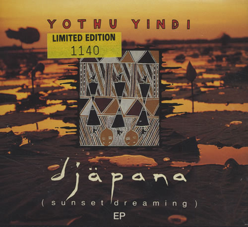 Yothu Yindi Djapana (Sunset Dreaming) EP CD single (CD5 / 5") UK Y-YC5DJ239952