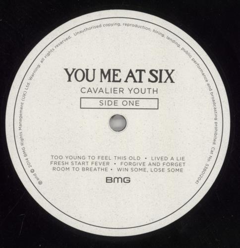 You Me At Six Cavalier Youth - 180gm vinyl LP album (LP record) UK YMILPCA863531