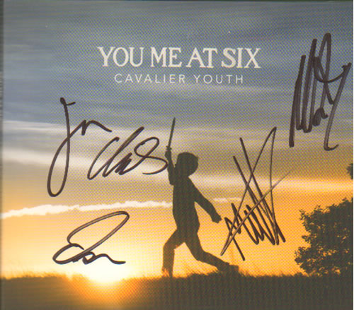 You Me At Six Cavalier Youth - Autographed CD album (CDLP) UK YMICDCA641430