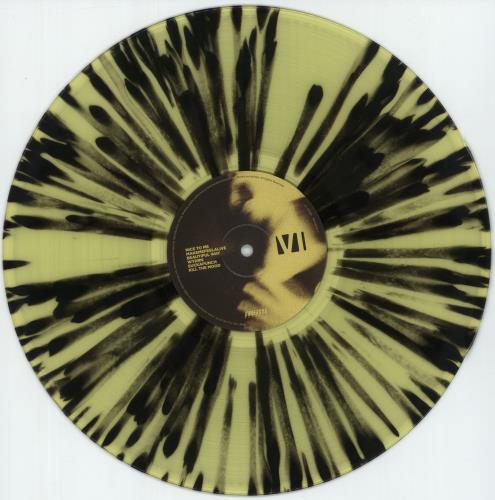 You Me At Six Suckapunch - Yellow with Black Splatter Vinyl - Autographed vinyl LP album (LP record) UK YMILPSU881250