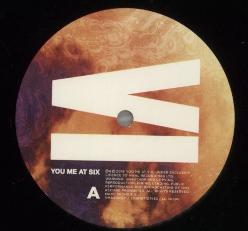 You Me At Six VI - Autographed vinyl LP album (LP record) UK YMILPVI878773