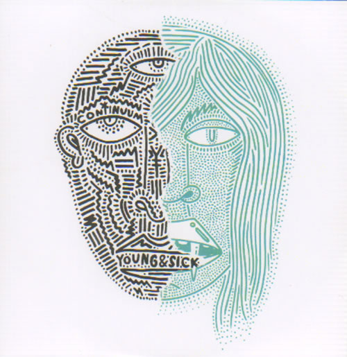 Young & Sick Continuum EP CD-R acetate UK YOVCRCO638404