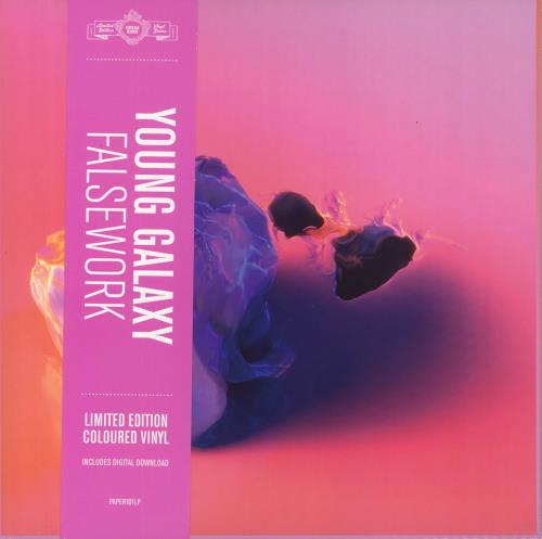 Young Galaxy Falsework - Baby Blue vinyl vinyl LP album (LP record) Canadian YO4LPFA825489