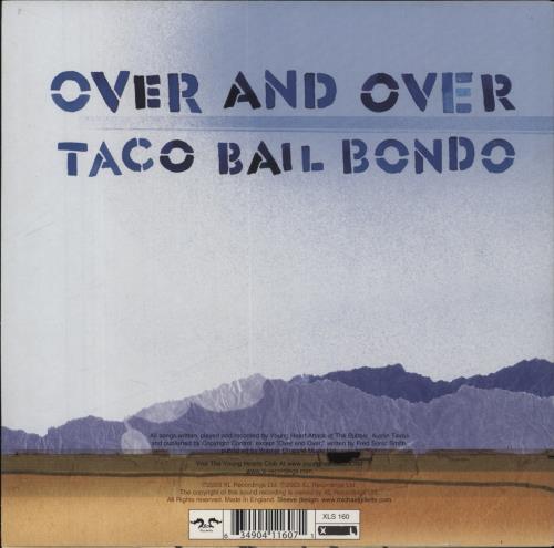 Young Heart Attack Over And Over 7" vinyl single (7 inch record / 45) UK YHA07OV261790