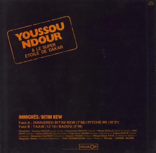 Youssou N'Dour Immigrs / Bitim Rew vinyl LP album (LP record) French YSOLPIM798033