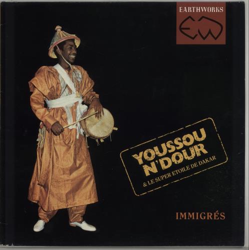 Youssou N'Dour Immigr�s vinyl LP album (LP record) UK YSOLPIM660750