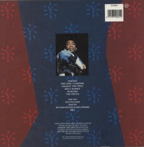 Youssou N'Dour The Lion vinyl LP album (LP record) UK YSOLPTH543450