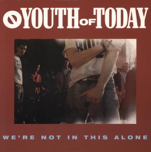 Youth Of Today We're Not In This Alone vinyl LP album (LP record) US YO7LPWE867778