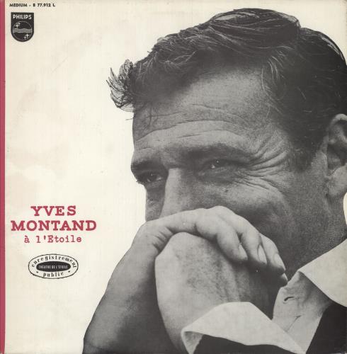 Yves Montand A L'Etoile vinyl LP album (LP record) French YVMLPAL745751