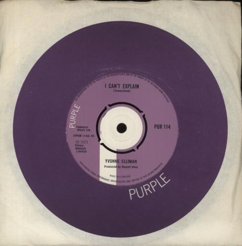 Yvonne Elliman I Can't Explain 7" vinyl single (7 inch record / 45) UK YVN07IC858832