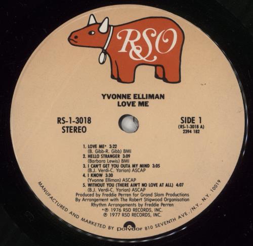Yvonne Elliman Love Me vinyl LP album (LP record) US YVNLPLO874726